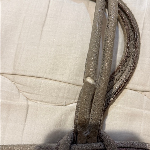 Copper metallic suede bag - Picture 14 of 14